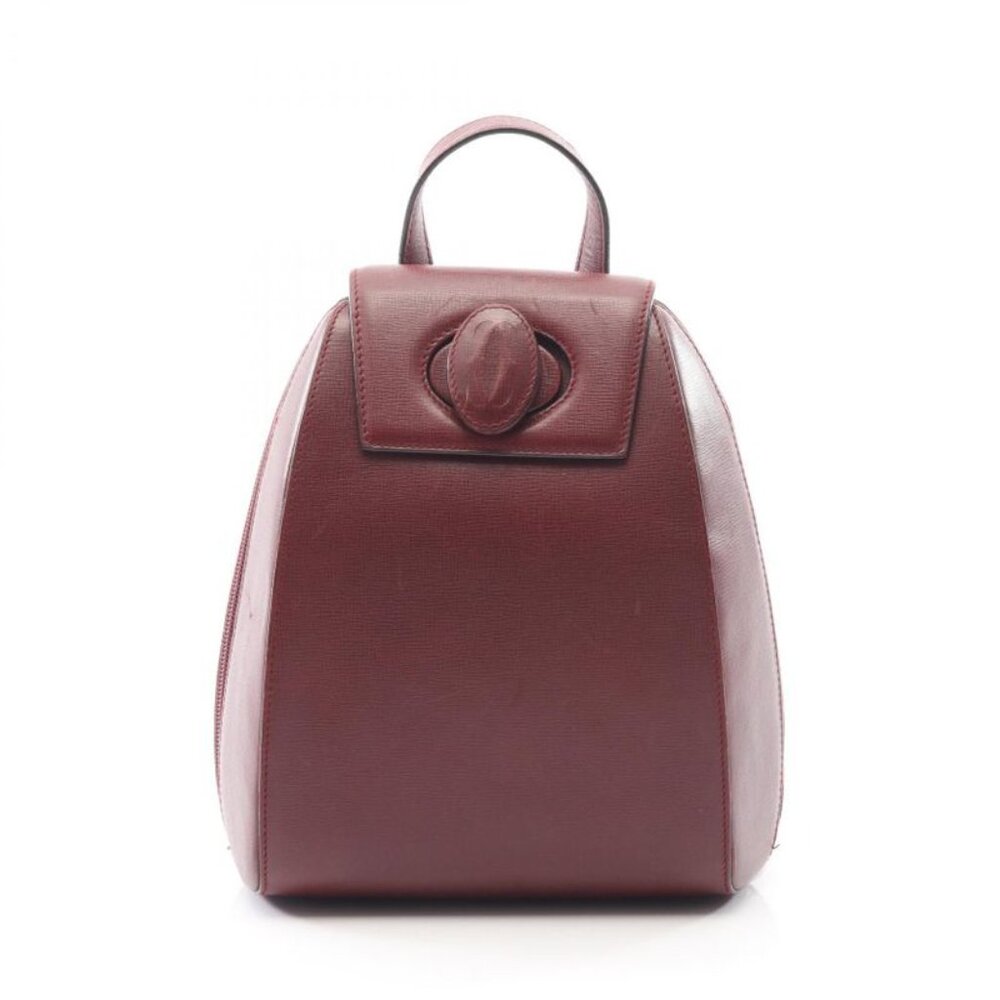 Cartier Rucksack Sac Backpack Mastline Bold Leather